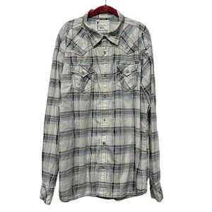 BKE Plaid Athletic Fit Shirt Men’s XXL